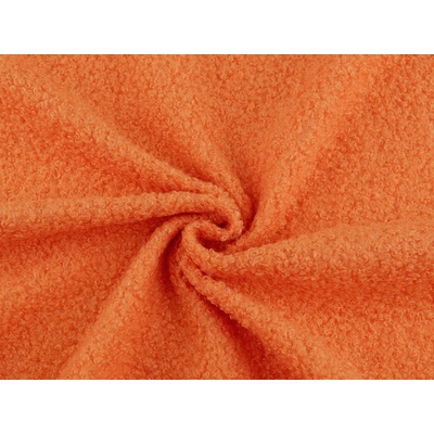 Teddy plyšová látka, střední, 11 (9) (216 g/m²) oranžová