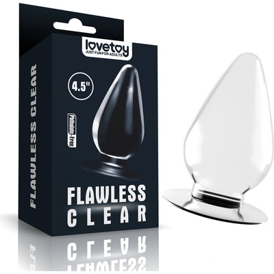 LoveToy Flawless Clear Anal Plug 4.5" – Zboží Mobilmania