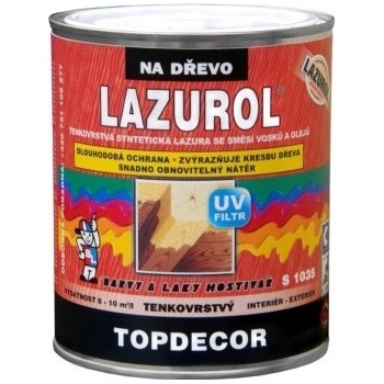 Lazurol Topdecor S1035 0,75 l cedr