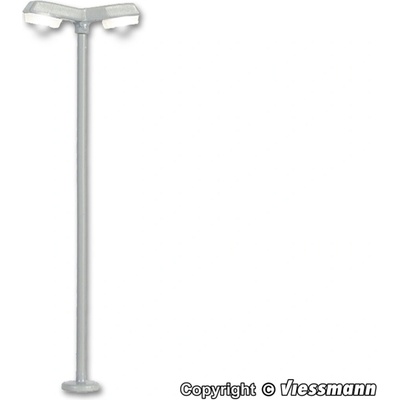 Viessmann N Dvojitá moderní pouliční lampa, LED, 55 mm 6498