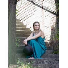 Doke šaty Kate teal green
