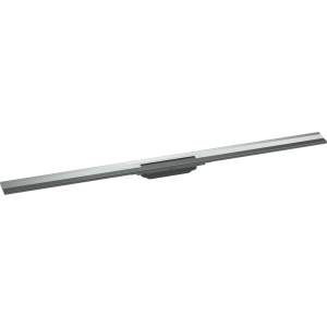 Hansgrohe RainDrain Flex - Линеен душ канал с решетка от неръждаема стомана 1200, към стената, скъсяем, хром 56054000 (56054000)