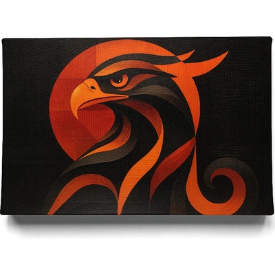KRAFTHOUSE.EU Solar Eagle – obraz na plátno Premium Canvas | 100% bavlna | Různé rozměry Velikost: 40 x 30 cm