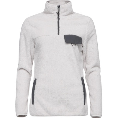 Fungando Vinona Fleece Pullover biela tmavo sivá