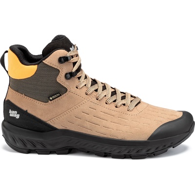 Hanwag Мъжки туристически обувки Hanwag Kaduro Mid GTX Walking boots - Light Brown / Orange - размер 46, 5 (EU) (019-1385-0220)
