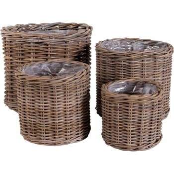 House Nordic Кашпи от плетеница в комплект от 4 бр. ø 40 cm Bogor - House Nordic (4401120)
