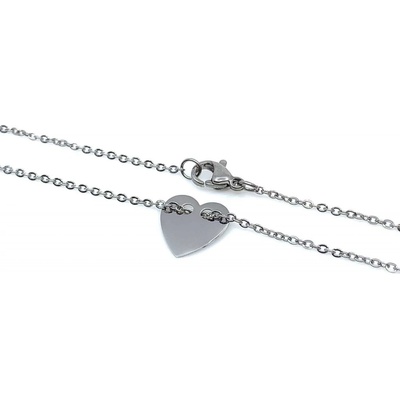 Jan Kos jewellery Řetízek s přívěskem z oceli 12105991