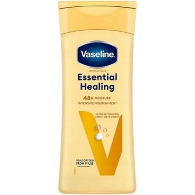 Vaseline Essential Healing telové mlieko hydratačné Intensive Care, With Micro-Droplets Of Vaseline Jelly 200 ml