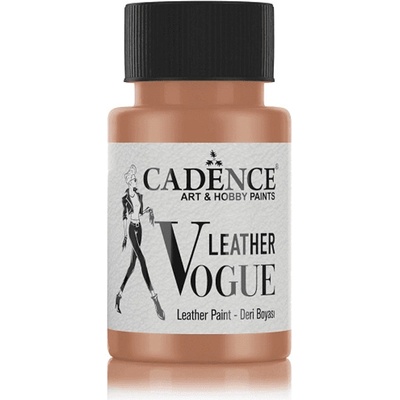Cadence Metalická barva na kůži Leather Vogue 50 ml bronzová