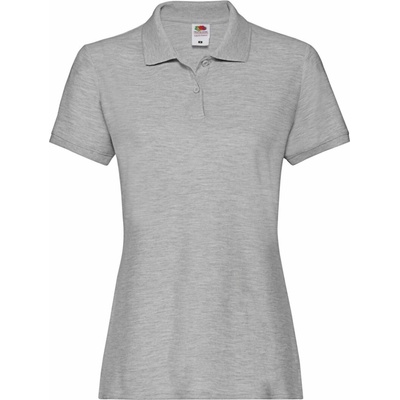 Fruit of the Loom Lady-Fit Premium Polo šedá