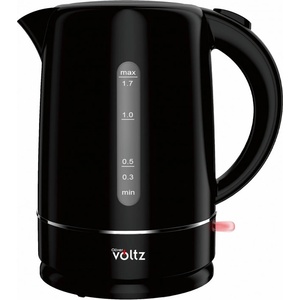 Voltz Електрическа кана Oliver Voltz Daisy OV51230W, 2200W, 1.7 л, Автоматично изключване, Черeн (5OV51230WB) - topmall Електрически кани