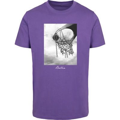 Mister Tee Тениска Ballin 2.0 Tee ultraviolet XXLUB-MT1185-01459 - Тъмносив, размер XS