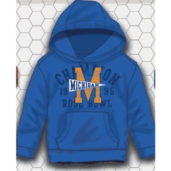 Minoti Суитшърт с качулка за момче, Minoti, BHOOD 3, син - 80/86