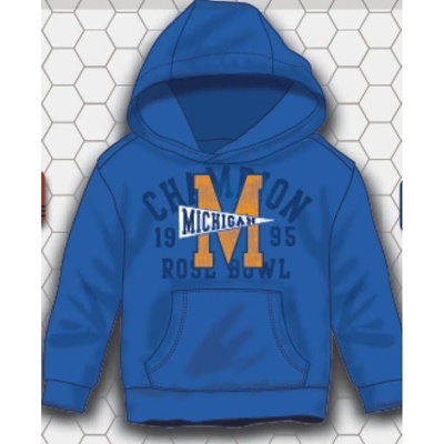 Minoti Суитшърт с качулка за момче, Minoti, BHOOD 3, син - 80/86