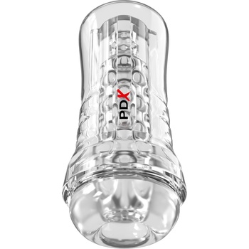 Pipedream PDX Elite ViewTube See-Thru EZ-Grip Stroker Clear