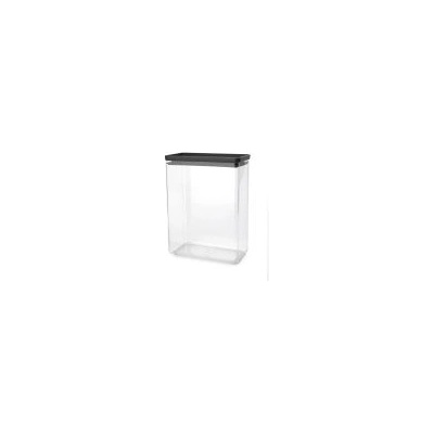 Brabantia Кутия за съхранение на продукти Brabantia Tasty+ Stackable 5.4L - Тъмносив (1008877)