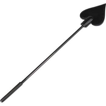 Image 1 of LateToBed BDSM Line Ace of Spades Riding Crop Black