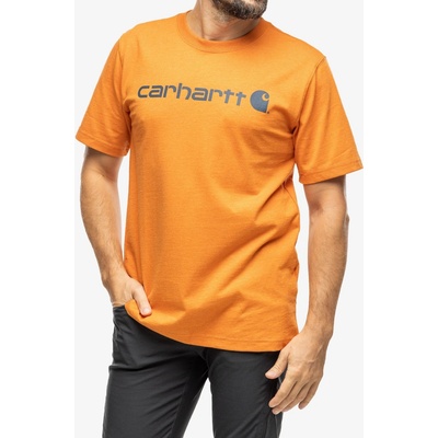 Carhartt pánské tričko Core Logo T-Shirt S/S marmalade heather
