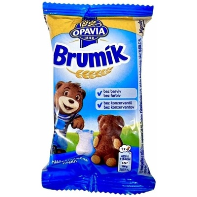 Opavia Brumík Mliečna náplň jemné pečivo 30 g