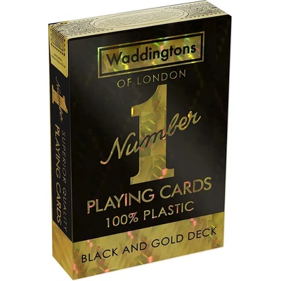 Waddingtons Карти за игра - WADDINGTONS NO. 1 Black and Gold (WM00755)