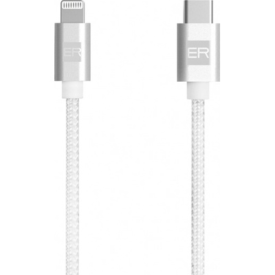 ER Power ERPWCL120WH USB-C/ Lightning, 120cm, bílý