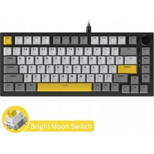 AJAZZ AK820 75% Moon Yellow RGB DIY Hot-Swap