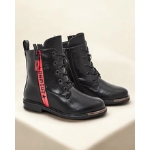 Resti Girls' Boots Serioz čierna červená