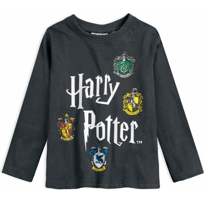 Chlapčenské tričko Harry Potter Slizolin čierne
