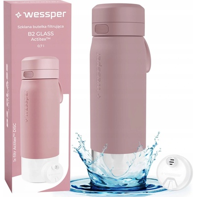 Wessper B2 Glass Actitex 0,7 l ružová