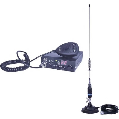 PNI PNI-PACK71 CB Radio Set HP 8024 ML145 Antenna 4W 12-24V 145cm (PNI-PACK71)