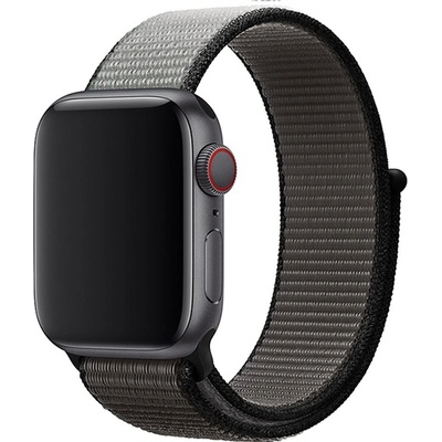 Eternico Airy na Apple Watch 42 mm/44 mm/45 mm Elephant Gray and Black edge AET-AWAY-ElGr-42