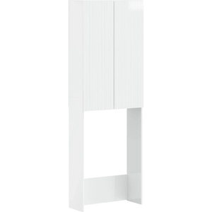 vidaXL Тоалетна Шкаф ARNHEM Бял гланц 66 x 25, 5 x 190 см (896699)