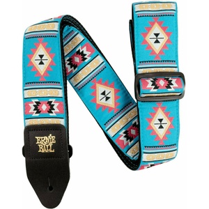 Ernie Ball Classic Jacquard Sedona Blue Колан за китара