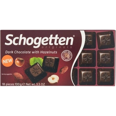 Schogetten horká s orieškami 100 g