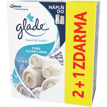 Glade touch & fresh Pure clean line náhradná náplň 3 x 10 ml