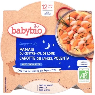 Babybio Pastiňák mrkev a polenta 230 g