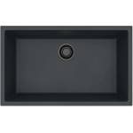 Alveus Omni - Гранитна мивка 75x45 см, черна 1150064 (1150064) Мивка за вграждане