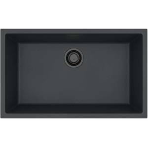 Alveus Omni - Гранитна мивка 75x45 см, черна 1150064 (1150064) Мивка за вграждане