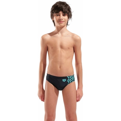 Arena-Boys Kikko V Swim Briefs Graphic chlapčenské plavecké plavky Modrá