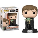 Zberateľské figúrky Funko POP! Star Wars Luke Skywalker with Grogu Valentine Star Wars 494
