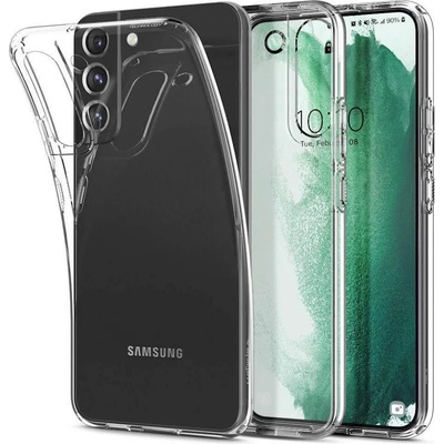 Spigen Liquid Crystal Case - тънък силиконов (TPU) калъф за Samsung Galaxy S22 Plus (прозрачен)