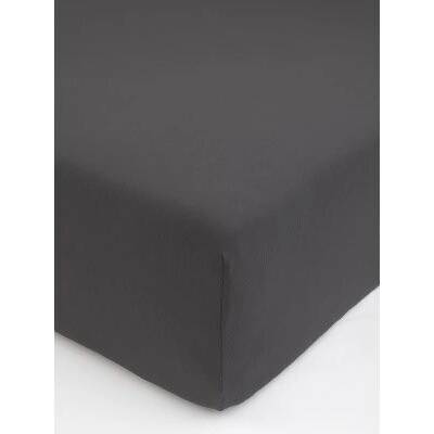 MKLozkoviny.sk Jersey plachta s elastanom Deluxe tmavosivá 200x200