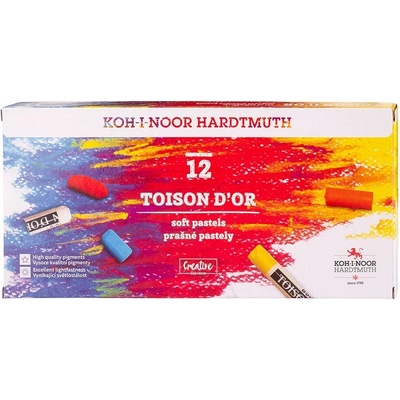 Koh-i-noor Křídy prašné TOISON D´OR 8512/12 12 ks – Hledejceny.cz