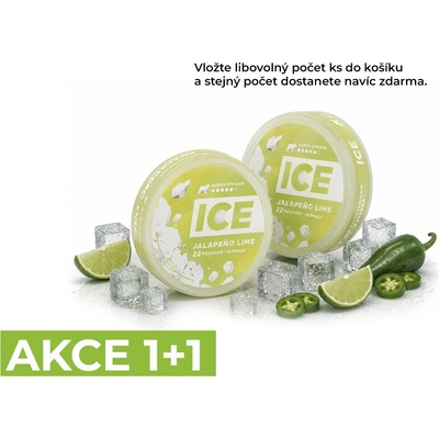 Ice nikotinové sáčky Jalapeno Lime 10,9 mg 22 sáčků