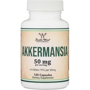 Double Wood Supplements Akkermansia 5 Billion TFU, 120 капсули, Double Wood (23025 DW)