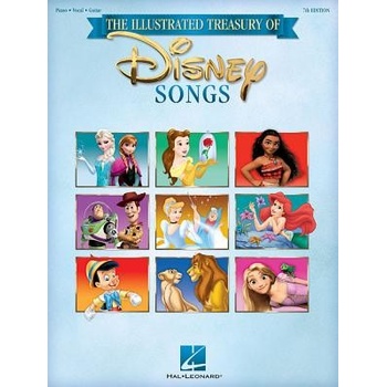 The Illustrated Treasury of Disney Songs: 7th Edition Hal Leonard CorpPaperback