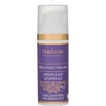 Saloos Bio královský peeling Argan&Q10 Levandule 50 ml