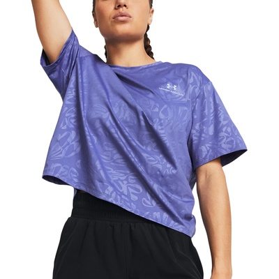 Under Armour Тениска Under Armour Vanish Energy Emboss Crop SS Лилав Velikost M