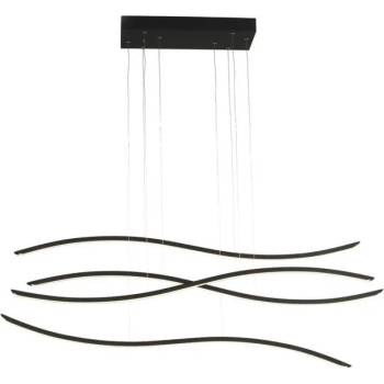 Image 1 of AZzardo Waves Black Dimmable AZ2912