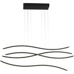AZzardo Waves Black Dimmable AZ2912